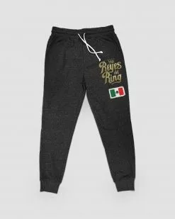 Julio Cesar Chavez / Rey Mysterio Reyes Del Ring Black Sweatpants SPORT AND ICON 22 Julio Cesar Chavez / Rey Mysterio Reyes Del Ring Black Sweatpants SPORT AND ICON