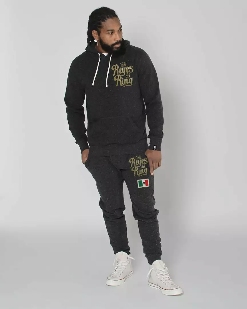 Julio Cesar Chavez / Rey Mysterio Reyes Del Ring Black Sweatpants SPORT AND ICON 4 Julio Cesar Chavez / Rey Mysterio Reyes Del Ring Black Sweatpants SPORT AND ICON