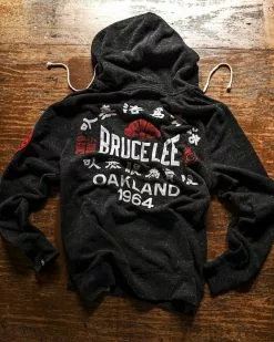SPORT AND ICON Bruce Lee Oakland 1964 Black FZ Hoody