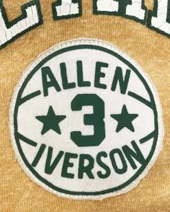 Allen Iverson AI Bubba Chuck Gold Sweatpants SPORT AND ICON 18 Allen Iverson AI Bubba Chuck Gold Sweatpants SPORT AND ICON