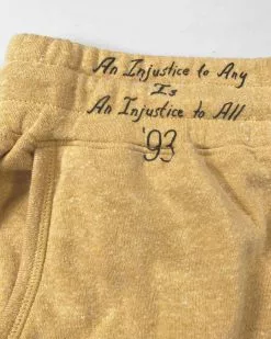 Allen Iverson AI Bubba Chuck Gold Sweatpants SPORT AND ICON 19 Allen Iverson AI Bubba Chuck Gold Sweatpants SPORT AND ICON