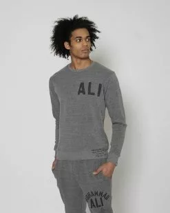 Muhammad Ali SPORT AND ICON Ali Brag Quote Sweatshirt