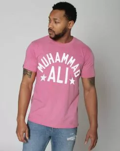 Muhammad Ali SPORT AND ICON Ali Classic Pink Tee