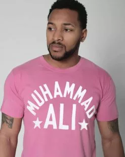 Muhammad Ali SPORT AND ICON Ali Classic Pink Tee