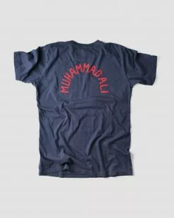 Muhammad Ali Ali Deer Lake Training Camp Navy Tee SPORT AND ICON