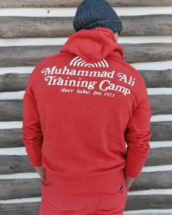 Muhammad Ali SPORT AND ICON Ali Deer Lake Training Camp Red PO Hoody 12 Muhammad Ali SPORT AND ICON Ali Deer Lake Training Camp Red PO Hoody