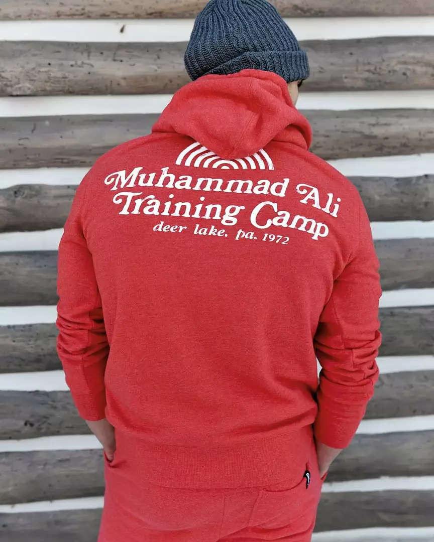 Muhammad Ali SPORT AND ICON Ali Deer Lake Training Camp Red PO Hoody 5 Muhammad Ali SPORT AND ICON Ali Deer Lake Training Camp Red PO Hoody