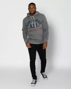Muhammad Ali Ali Float Quote Grey Pullover Hoody