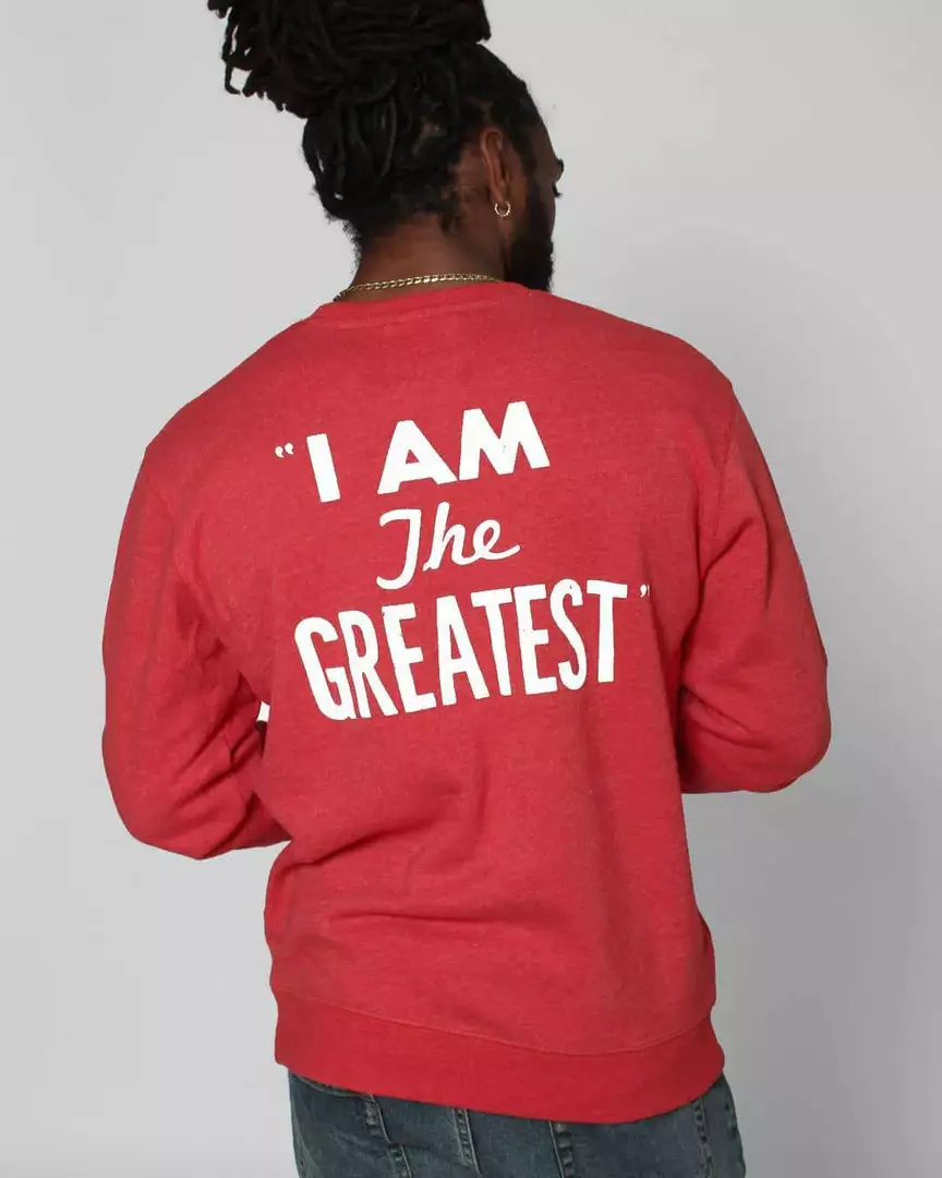Muhammad Ali SPORT AND ICON Ali "I Am The Greatest" Sweatshirt 3 Muhammad Ali SPORT AND ICON Ali "I Am The Greatest" Sweatshirt