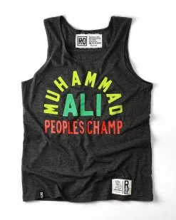 Muhammad Ali SPORT AND ICON Ali People's Champ Black Tank