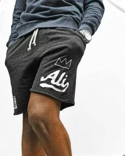 Muhammad Ali Ali Script Black Shorts