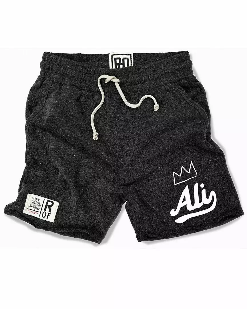 Muhammad Ali Ali Script Black Shorts 8 Muhammad Ali Ali Script Black Shorts