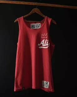 Muhammad Ali NEW ARRIVALS Ali Script Red Tank