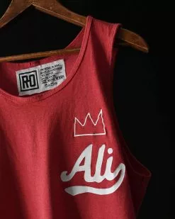 Muhammad Ali NEW ARRIVALS Ali Script Red Tank