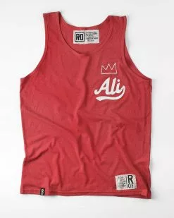 Muhammad Ali NEW ARRIVALS Ali Script Red Tank