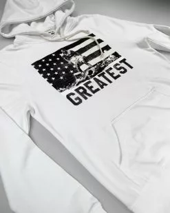 Muhammad Ali SPORT AND ICON Ali Victory Ivory Pullover Hoody 20 Muhammad Ali SPORT AND ICON Ali Victory Ivory Pullover Hoody