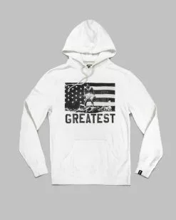 Muhammad Ali SPORT AND ICON Ali Victory Ivory Pullover Hoody 21 Muhammad Ali SPORT AND ICON Ali Victory Ivory Pullover Hoody