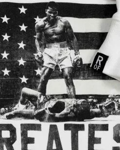 Muhammad Ali SPORT AND ICON Ali Victory Ivory Pullover Hoody