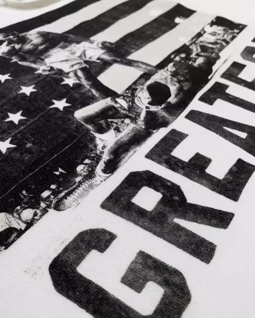 Muhammad Ali SPORT AND ICON Ali Victory Ivory Pullover Hoody 8 Muhammad Ali SPORT AND ICON Ali Victory Ivory Pullover Hoody