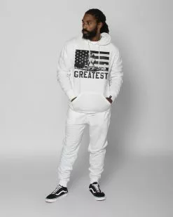 Muhammad Ali SPORT AND ICON Ali Victory Ivory Pullover Hoody 14 Muhammad Ali SPORT AND ICON Ali Victory Ivory Pullover Hoody