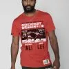 Muhammad Ali / Bruce Lee SPORT AND ICON Ali Vs Lee - Night Of Greatness Red Tee