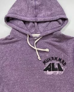 Muhammad Ali Ali Zaire 1974 Purple Pullover Hoody SPORT AND ICON