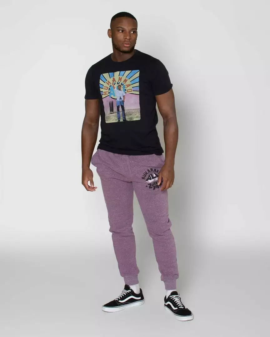 Muhammad Ali Ali Zaire 1974 Purple Sweatpants 4 Muhammad Ali Ali Zaire 1974 Purple Sweatpants