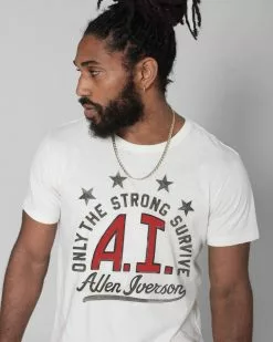 SPORT AND ICON Allen Iverson "Only Strong Survive" Tee