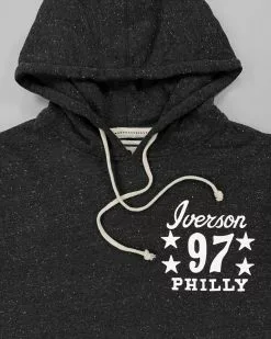 SPORT AND ICON Allen Iverson Philly 97 Black PO Hoody 19 SPORT AND ICON Allen Iverson Philly 97 Black PO Hoody