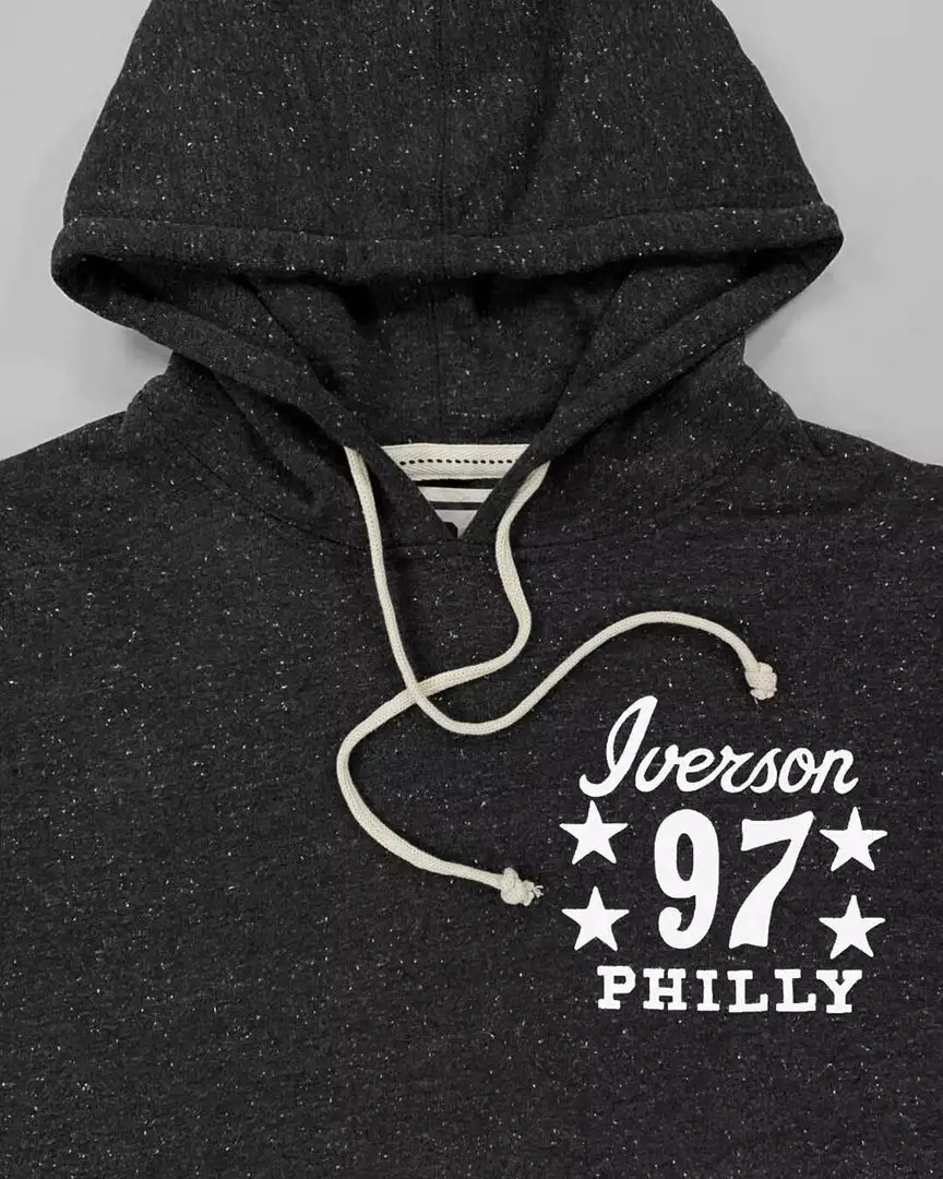 SPORT AND ICON Allen Iverson Philly 97 Black PO Hoody 10 SPORT AND ICON Allen Iverson Philly 97 Black PO Hoody