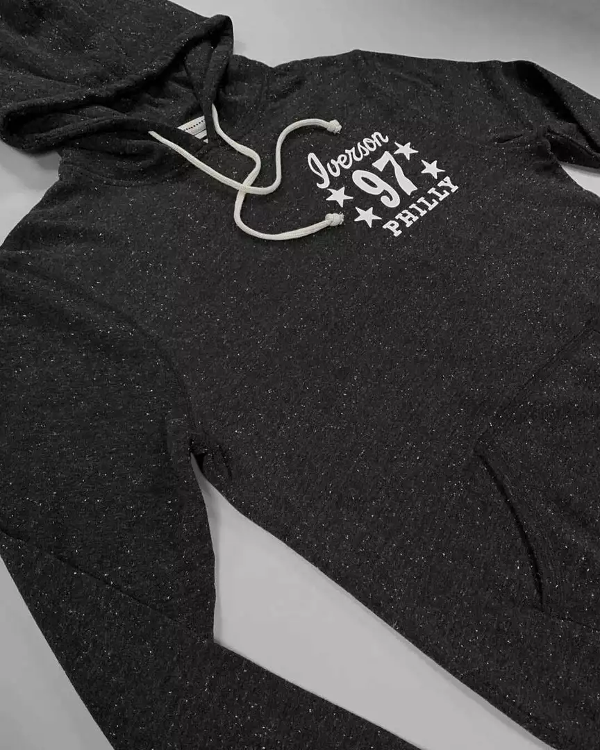 SPORT AND ICON Allen Iverson Philly 97 Black PO Hoody 11 SPORT AND ICON Allen Iverson Philly 97 Black PO Hoody