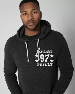 SPORT AND ICON Allen Iverson Philly 97 Black PO Hoody 17 SPORT AND ICON Allen Iverson Philly 97 Black PO Hoody
