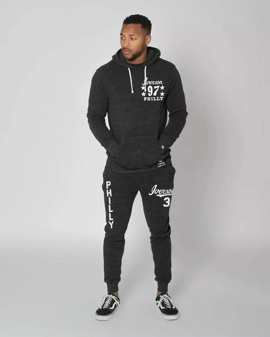 SPORT AND ICON Allen Iverson Philly 97 Black PO Hoody 4 SPORT AND ICON Allen Iverson Philly 97 Black PO Hoody