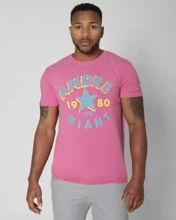 Andre The Giant Andre 1980 Pink Tee