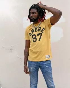 Andre The Giant 87 Yellow Tee