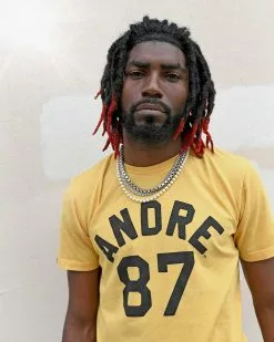 Andre The Giant 87 Yellow Tee