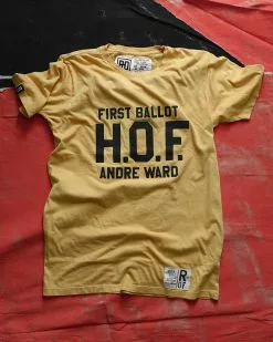 Andre Ward H.O.F. Yellow Tee NEW ARRIVALS