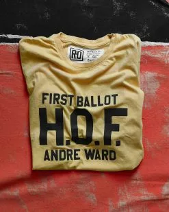 Andre Ward H.O.F. Yellow Tee NEW ARRIVALS