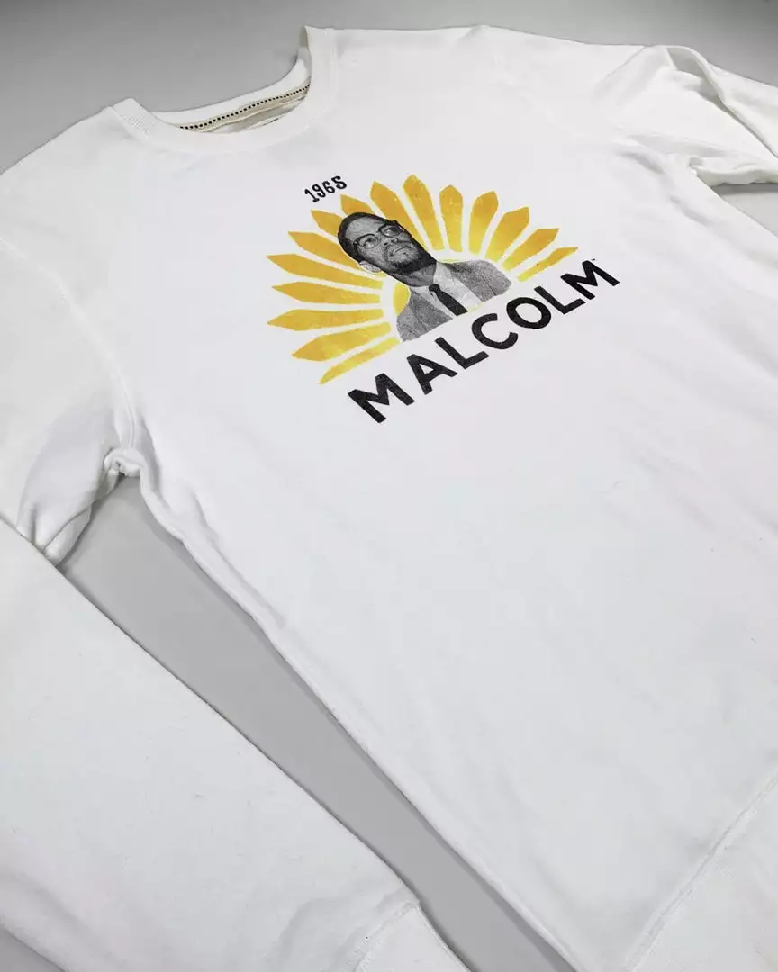 BHT - Malcolm X 1965 Sweatshirt SPORT AND ICON 8 BHT - Malcolm X 1965 Sweatshirt SPORT AND ICON