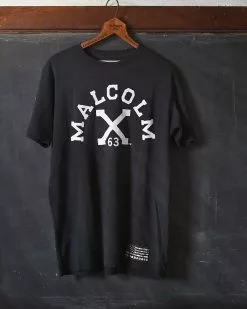 BHT - Malcolm X 63 Black Tee SPORT AND ICON