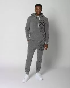 SPORT AND ICON BHT - Malcolm X Freedom Grey Pullover Hoody