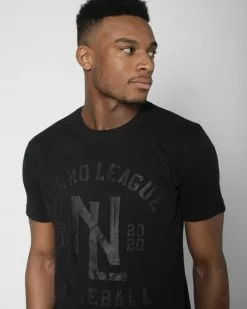 NLB BHT - NL Centennial Black On Black Tee SPORT AND ICON
