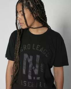 NLB BHT - NL Centennial Black On Black Tee SPORT AND ICON