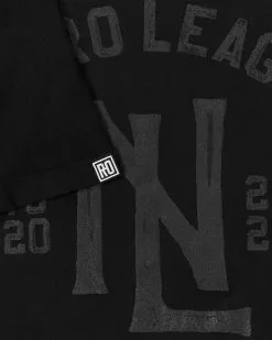 NLB BHT - NL Centennial Black On Black Tee SPORT AND ICON