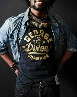SPORT AND ICON Black Boxing Royalty - George Dixon Tee