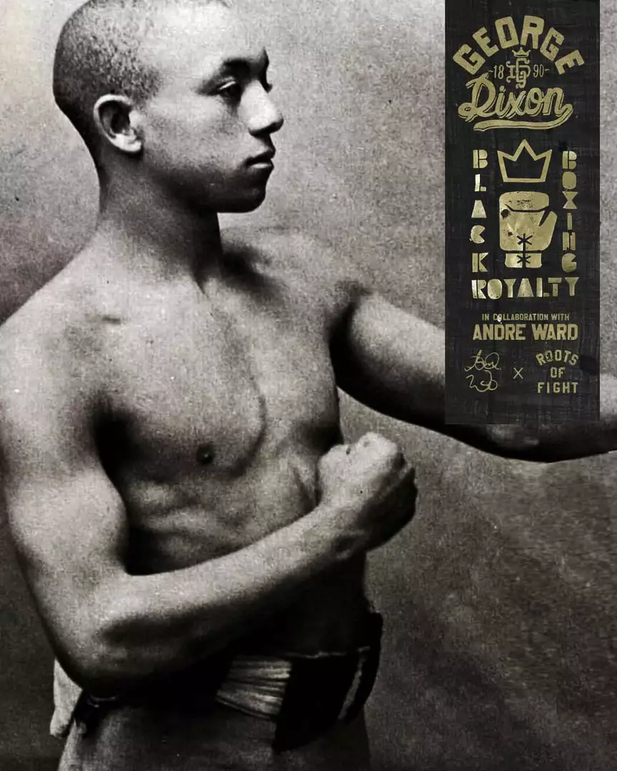 SPORT AND ICON Black Boxing Royalty - George Dixon Tee 8 SPORT AND ICON Black Boxing Royalty - George Dixon Tee