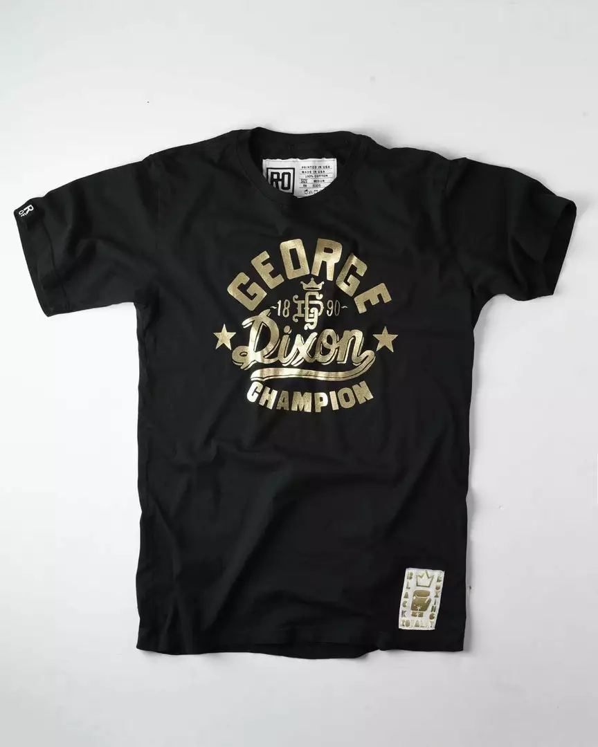 SPORT AND ICON Black Boxing Royalty - George Dixon Tee 4 SPORT AND ICON Black Boxing Royalty - George Dixon Tee