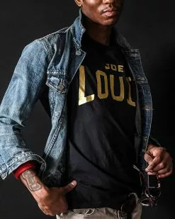 SPORT AND ICON Black Boxing Royalty - Joe Louis Tee