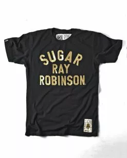 SPORT AND ICON Black Boxing Royalty - Sugar Ray Robinson Tee
