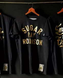 SPORT AND ICON Black Boxing Royalty - Sugar Ray Robinson Tee